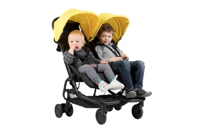 nano duo™ the Perfect Urban Double Pram for the City | Mountain Buggy®
